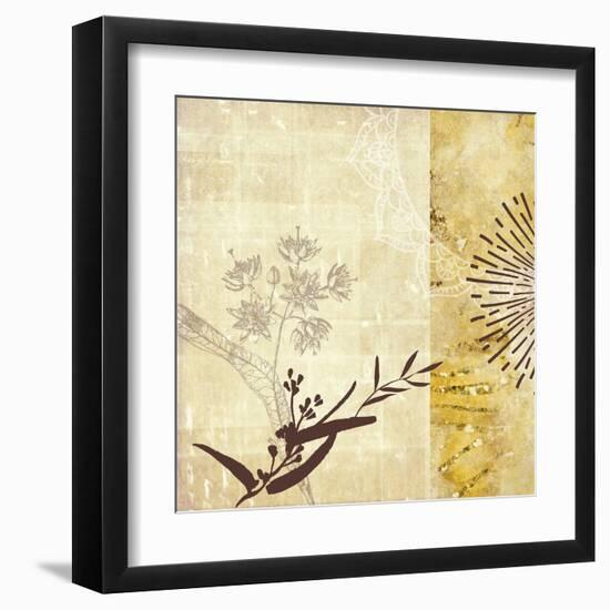 Golden Henna Breeze 1-Louis Duncan-He-Framed Art Print