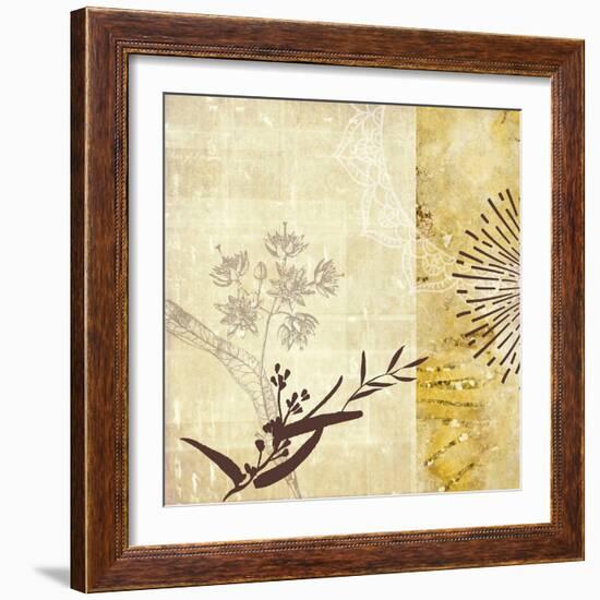 Golden Henna Breeze 1-Louis Duncan-He-Framed Art Print