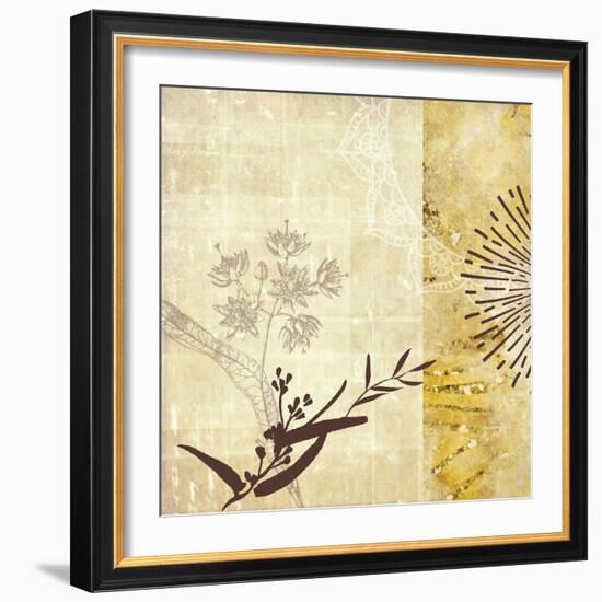 Golden Henna Breeze 1-Louis Duncan-He-Framed Art Print