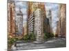 Golden High Rise-Bridges-Mounted Giclee Print