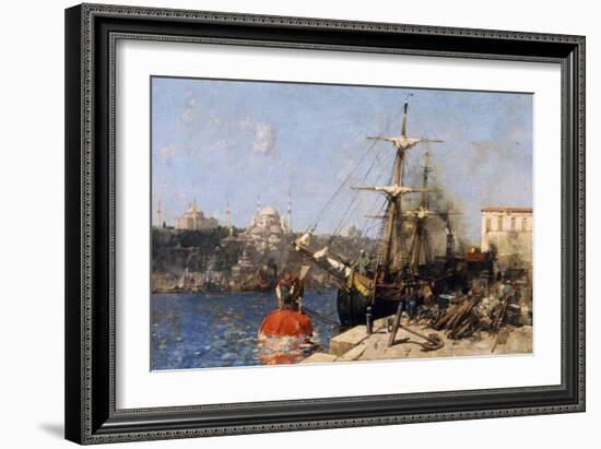 Golden Horn, 1876-Alberto Pasini-Framed Giclee Print