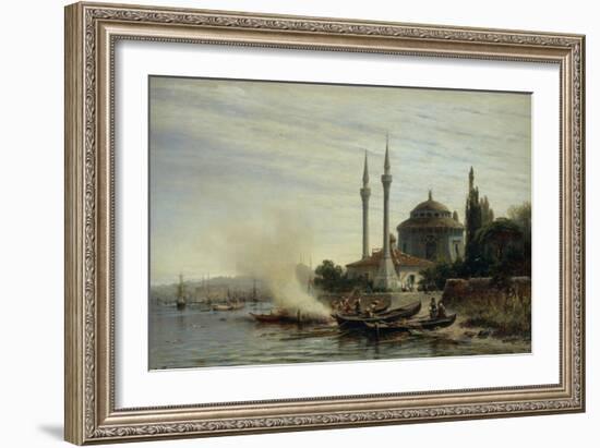 Golden Horn. Constantinople, 1864-Alexei Petrovich Bogolyubov-Framed Giclee Print