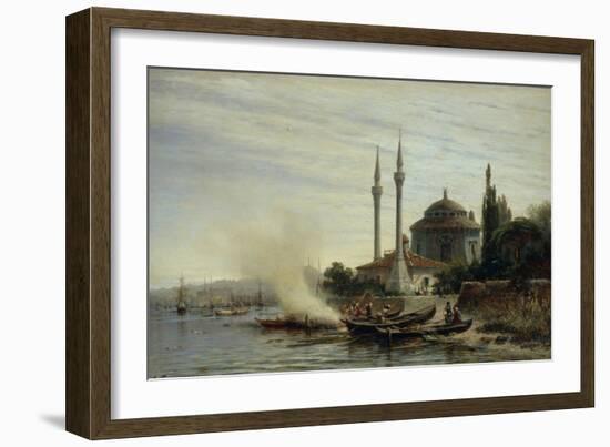 Golden Horn. Constantinople, 1864-Alexei Petrovich Bogolyubov-Framed Giclee Print