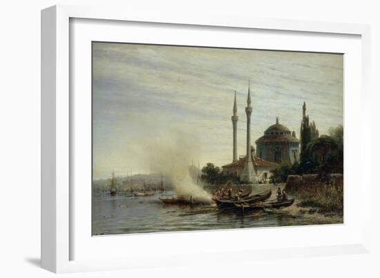 Golden Horn. Constantinople, 1864-Alexei Petrovich Bogolyubov-Framed Giclee Print