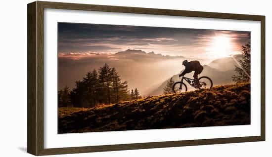 Golden Hour Biking-Sandi Bertoncelj-Framed Photographic Print