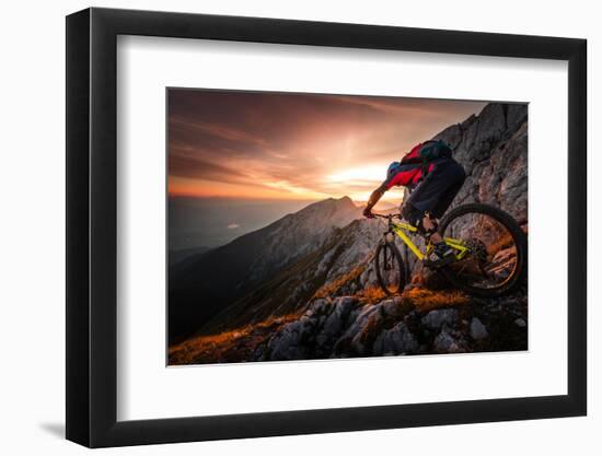 Golden Hour High Alpine Ride-Sandi Bertoncelj-Framed Photographic Print