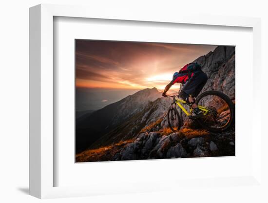 Golden Hour High Alpine Ride-Sandi Bertoncelj-Framed Photographic Print