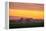 Golden Hour, Petaluma Hills, Farm Scene, Sonoma County-Vincent James-Framed Premier Image Canvas