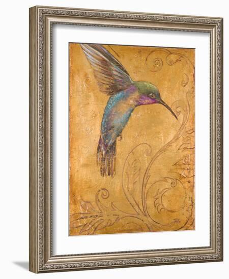 Golden Hummingbird I-Patricia Pinto-Framed Art Print