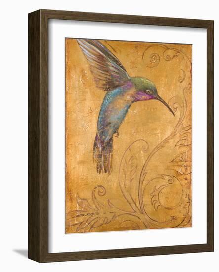 Golden Hummingbird I-Patricia Pinto-Framed Art Print