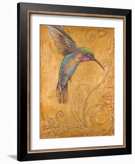 Golden Hummingbird I-Patricia Pinto-Framed Art Print