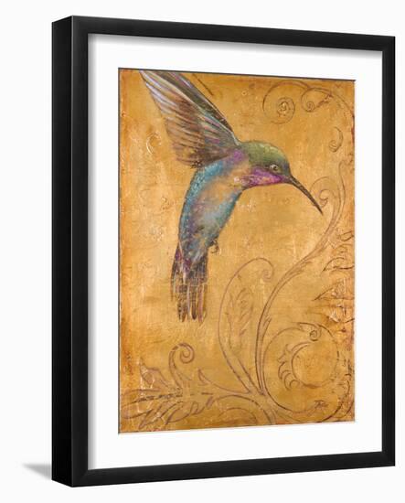 Golden Hummingbird I-Patricia Pinto-Framed Art Print