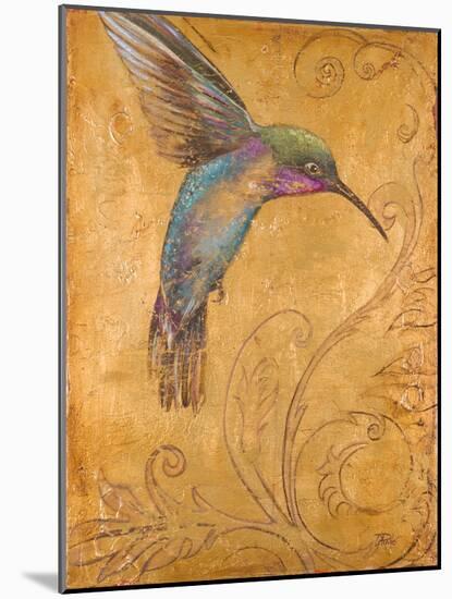 Golden Hummingbird I-Patricia Pinto-Mounted Art Print