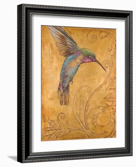 Golden Hummingbird I-Patricia Pinto-Framed Art Print