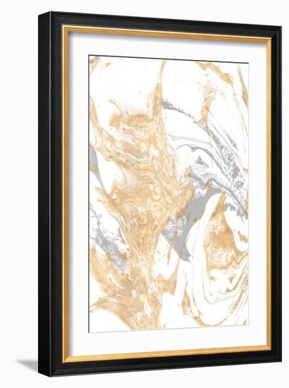 Golden Ice-M. Mercado-Framed Art Print