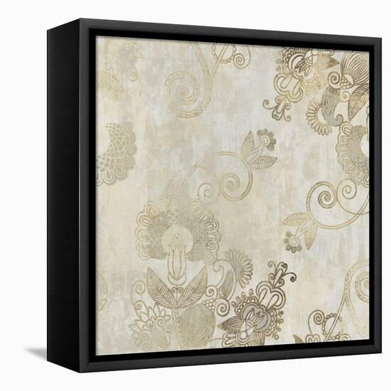 Golden Impressions I-Aimee Wilson-Framed Stretched Canvas