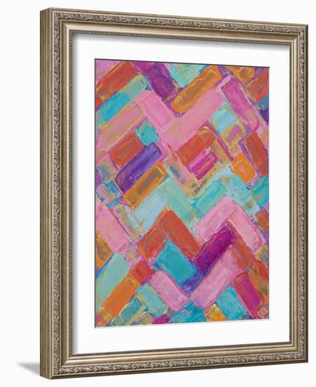 Golden Internodes I-Ann Marie Coolick-Framed Art Print