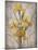 Golden Irises I-Tim O'toole-Mounted Art Print