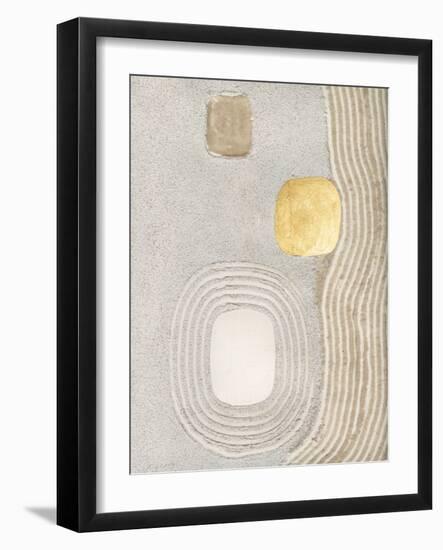 Golden Ishi II-Vanna Lam-Framed Art Print