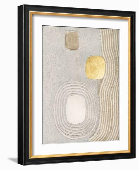 Golden Ishi II-Vanna Lam-Framed Art Print