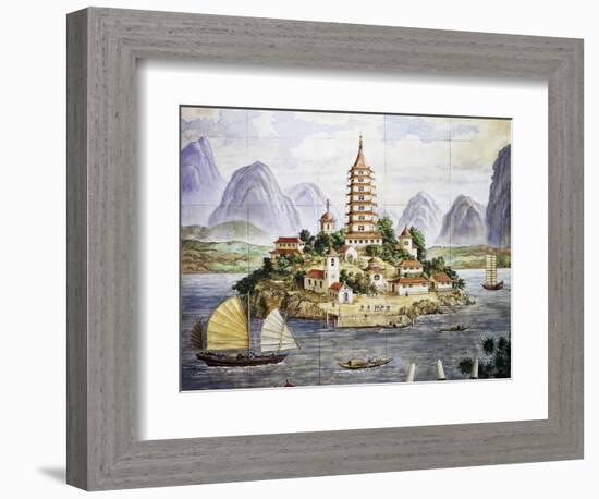 Golden Isle-null-Framed Giclee Print