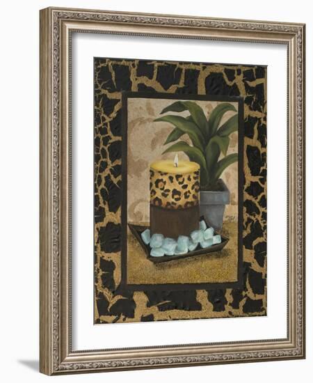 Golden Jungle Bath I-Tiffany Hakimipour-Framed Art Print