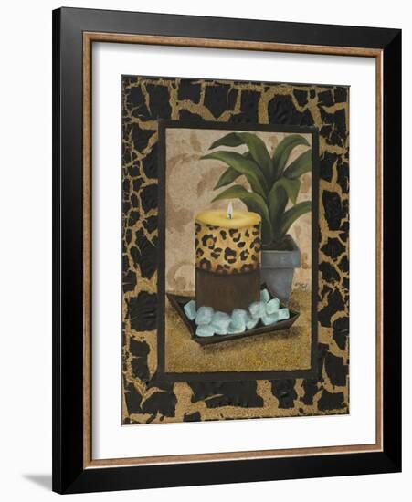 Golden Jungle Bath I-Tiffany Hakimipour-Framed Art Print