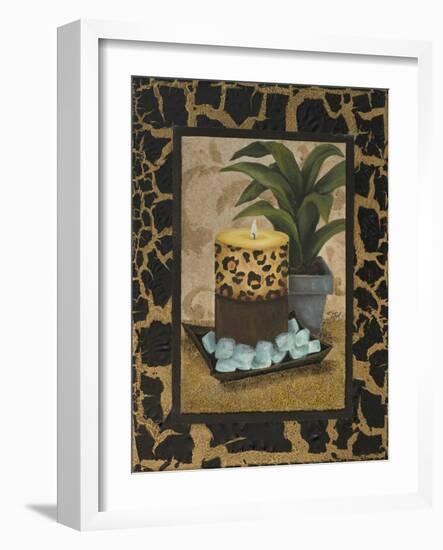 Golden Jungle Bath I-Tiffany Hakimipour-Framed Art Print