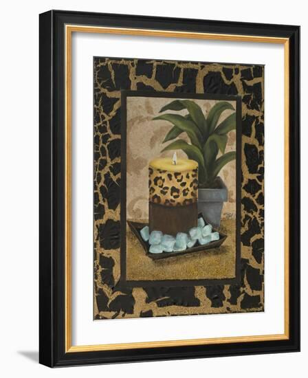 Golden Jungle Bath I-Tiffany Hakimipour-Framed Art Print