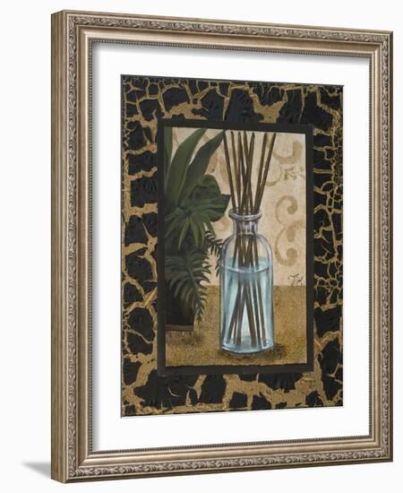 Golden Jungle Bath II-Tiffany Hakimipour-Framed Art Print