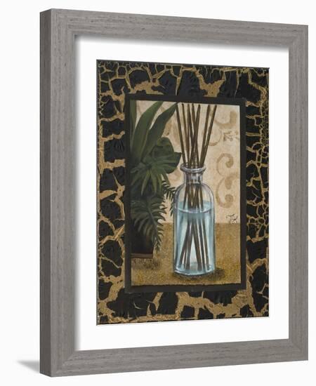 Golden Jungle Bath II-Tiffany Hakimipour-Framed Art Print