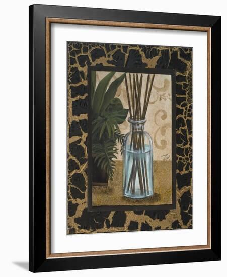 Golden Jungle Bath II-Tiffany Hakimipour-Framed Art Print