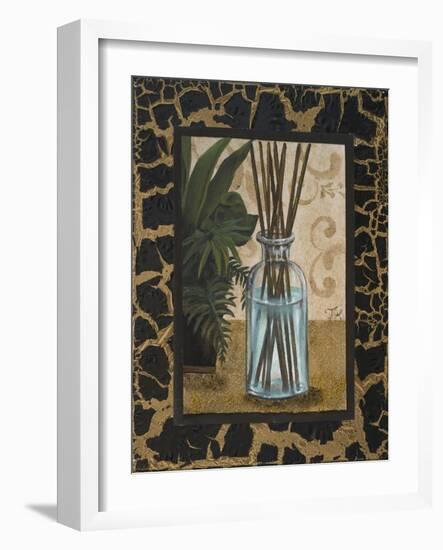 Golden Jungle Bath II-Tiffany Hakimipour-Framed Art Print