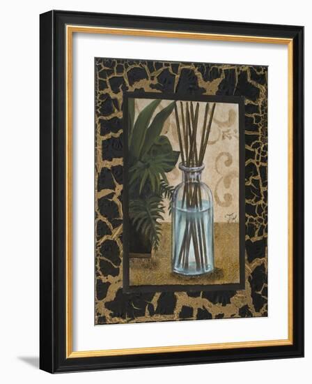 Golden Jungle Bath II-Tiffany Hakimipour-Framed Art Print