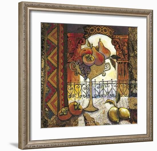 Golden Kilim II-Karel Burrows-Framed Art Print