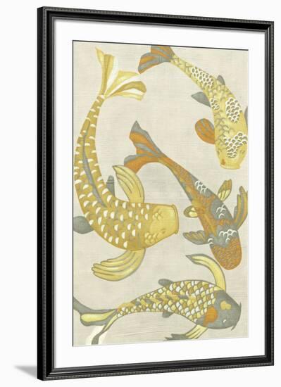 Golden Koi I-Chariklia Zarris-Framed Art Print