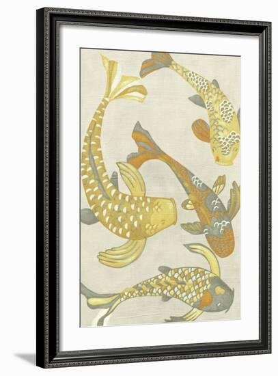 Golden Koi I-Chariklia Zarris-Framed Art Print