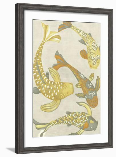 Golden Koi I-Chariklia Zarris-Framed Art Print