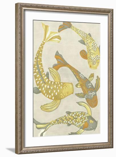 Golden Koi I-Chariklia Zarris-Framed Art Print