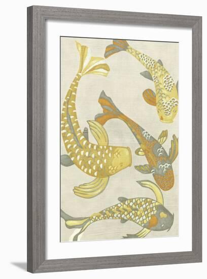 Golden Koi I-Chariklia Zarris-Framed Art Print