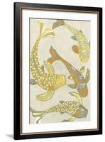 Golden Koi I-Chariklia Zarris-Framed Art Print