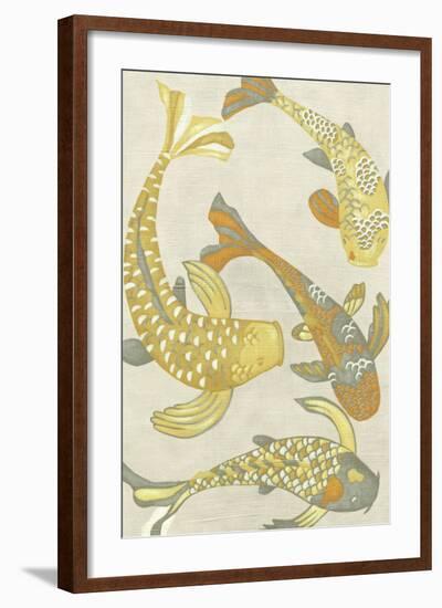 Golden Koi I-Chariklia Zarris-Framed Art Print