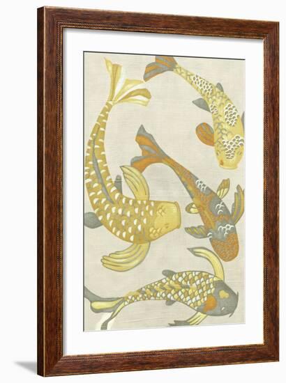 Golden Koi I-Chariklia Zarris-Framed Art Print