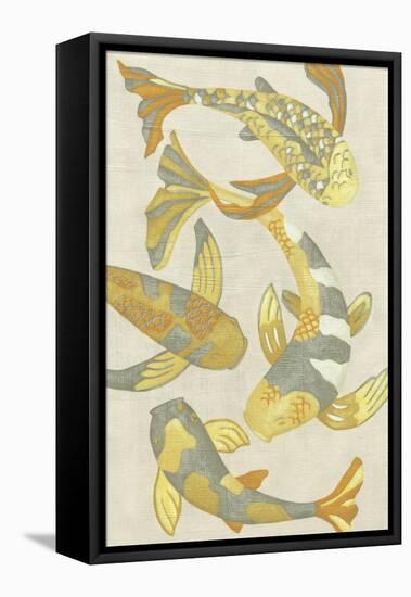 Golden Koi II-Chariklia Zarris-Framed Stretched Canvas