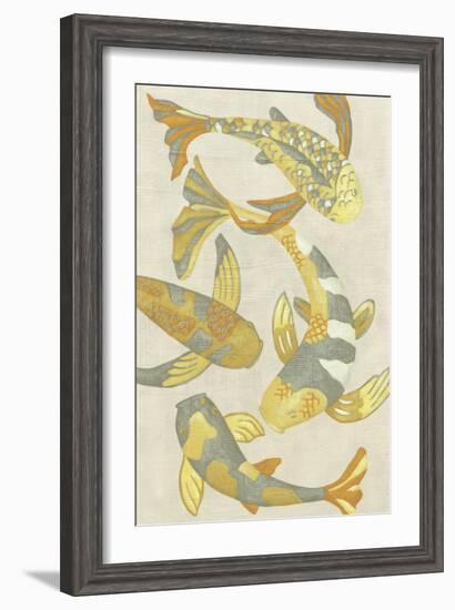 Golden Koi II-Chariklia Zarris-Framed Art Print