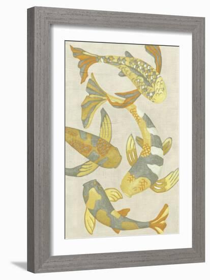 Golden Koi II-Chariklia Zarris-Framed Art Print