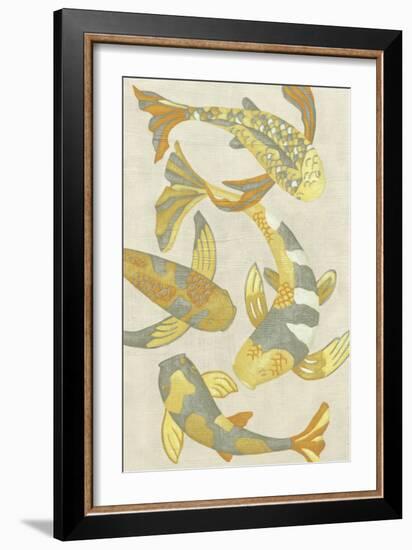 Golden Koi II-Chariklia Zarris-Framed Art Print