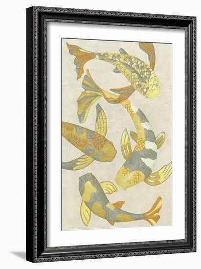 Golden Koi II-Chariklia Zarris-Framed Art Print