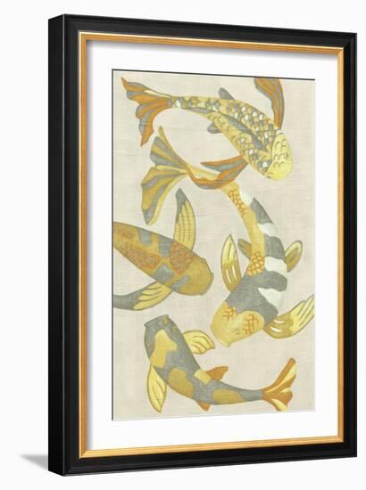 Golden Koi II-Chariklia Zarris-Framed Art Print