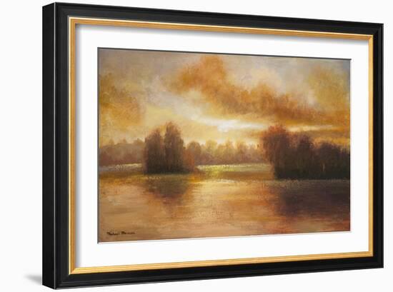 Golden Lake Glow I-Michael Marcon-Framed Art Print